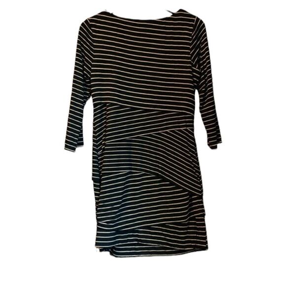 NWT! AB Studio stripped tiered dress - Picture 9 of 9
